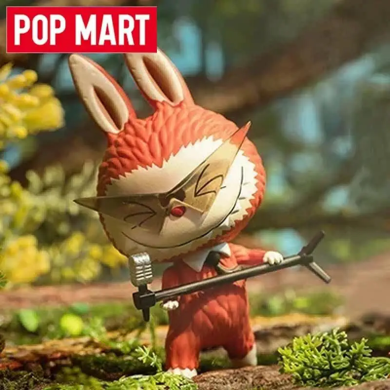 POP MART Labubu Forest Concert Blind Box Mystery Box Guess Bag Mainan Boneka Lucu Anime Figure Desktop Ornament Koleksi Hadiah Lucu