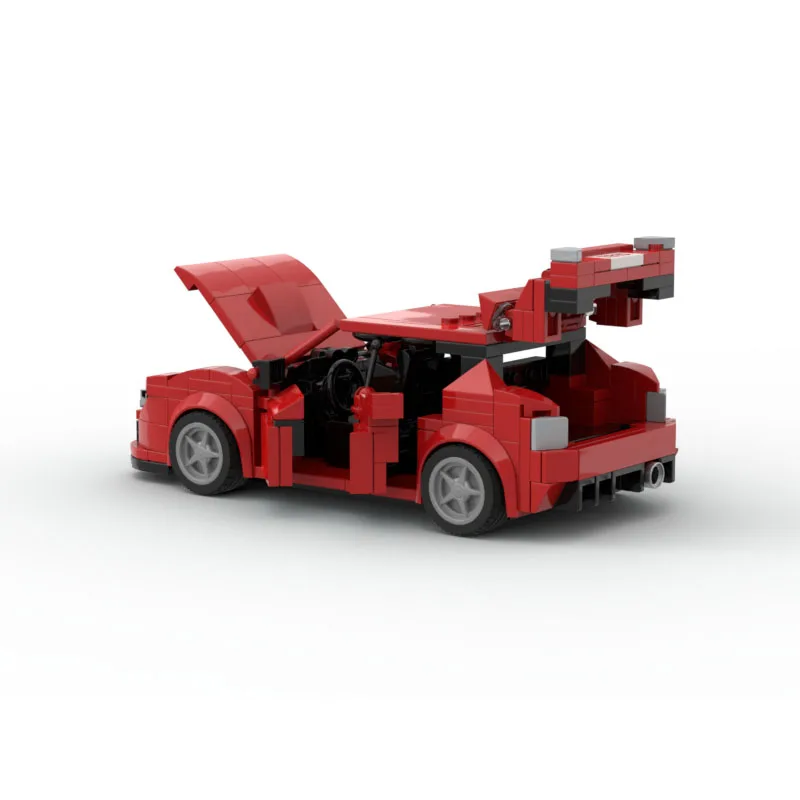 MOC-32125 Small Supercar Assembly Costura Building Block Model, 352 Building Block Parts, Kids Birthday Toy