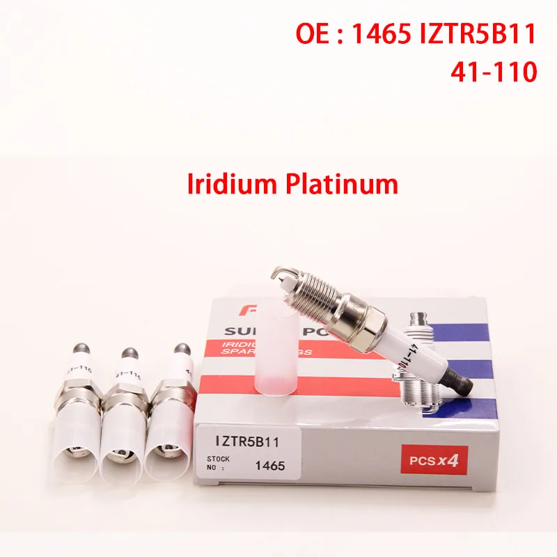 

Spark Plug Iridium Platinum IZTR5B11 1465 41-110 For GMC YUKON SAVANA ENVOY SIERRA HUMMER H3 H2 CHEVY TAHOE SILVERADO