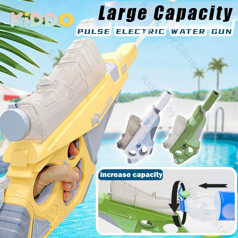 Large Capacity Water Guns Electric Automatic Water Gun Outdoor Beach Games Pool Summer Toys for Boys Adult Children Day's Gifts