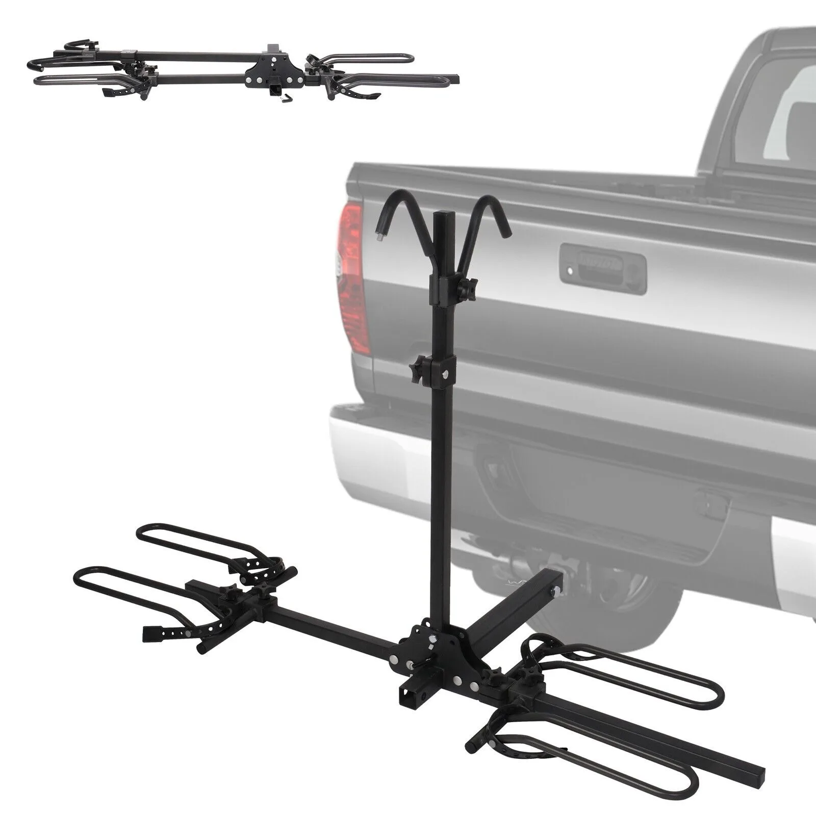 

2 Bike Rack Bicycle Platform Style Carrier Car SUV Truck 2" Hitch Mount United States