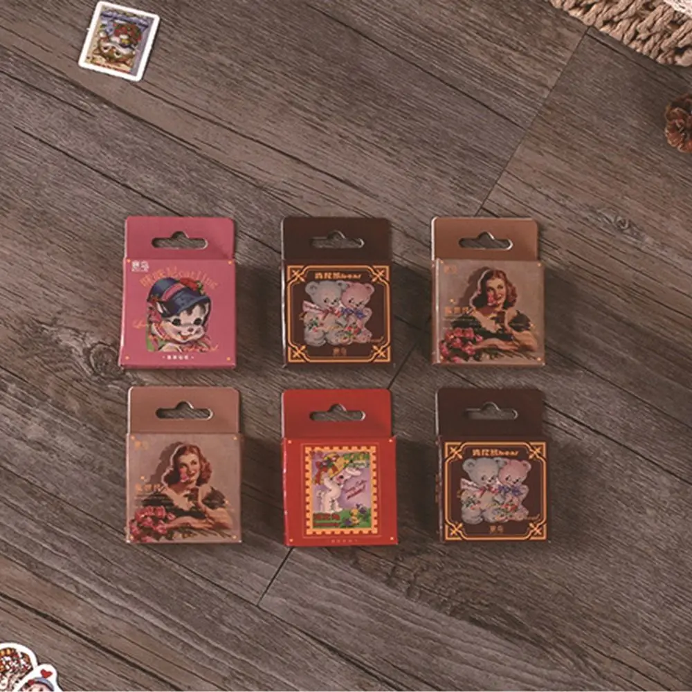 سكرابوكينغ دفتر ألبومات الهاتف المحمول القرطاسية ملصقات الأرنب ختم ملصقات أرنب ملصقات الزخرفية تسميات الكرتون