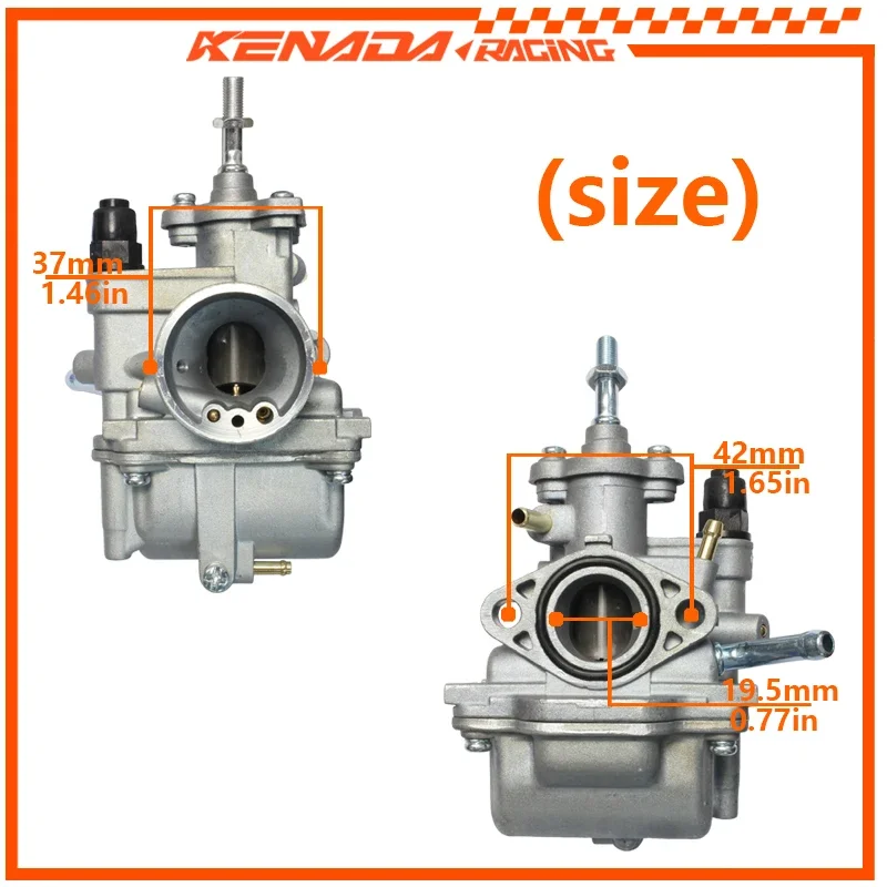 Carburetor Fit Smash 110/115 JY110 Spark-Z Shogun Espingarda TTR90 Viva Dafra Zig 100 2010-2012