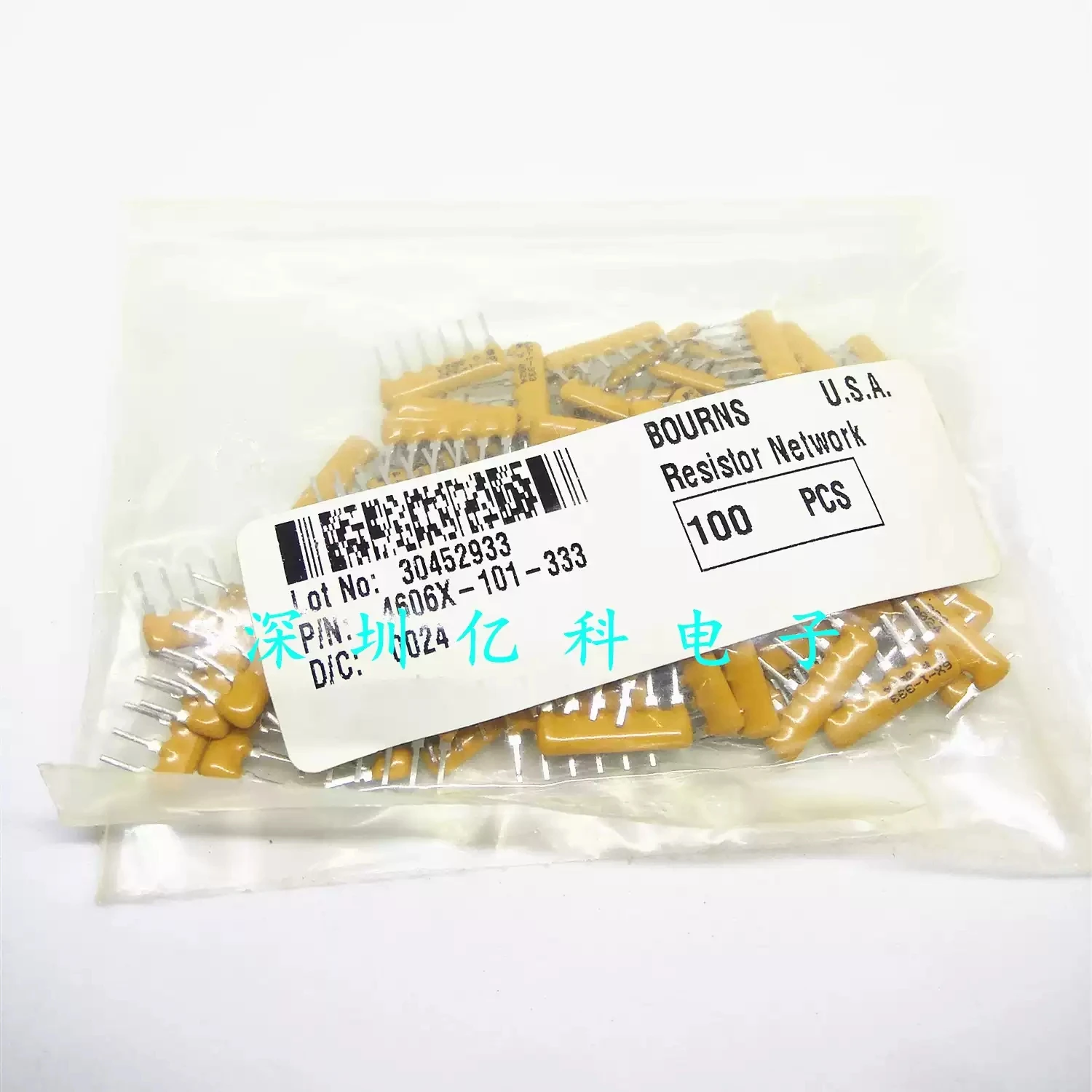 4606X-101-333LF imported original BOURNS 6X-1-333 straight insertion 6-pin blocking 33K network