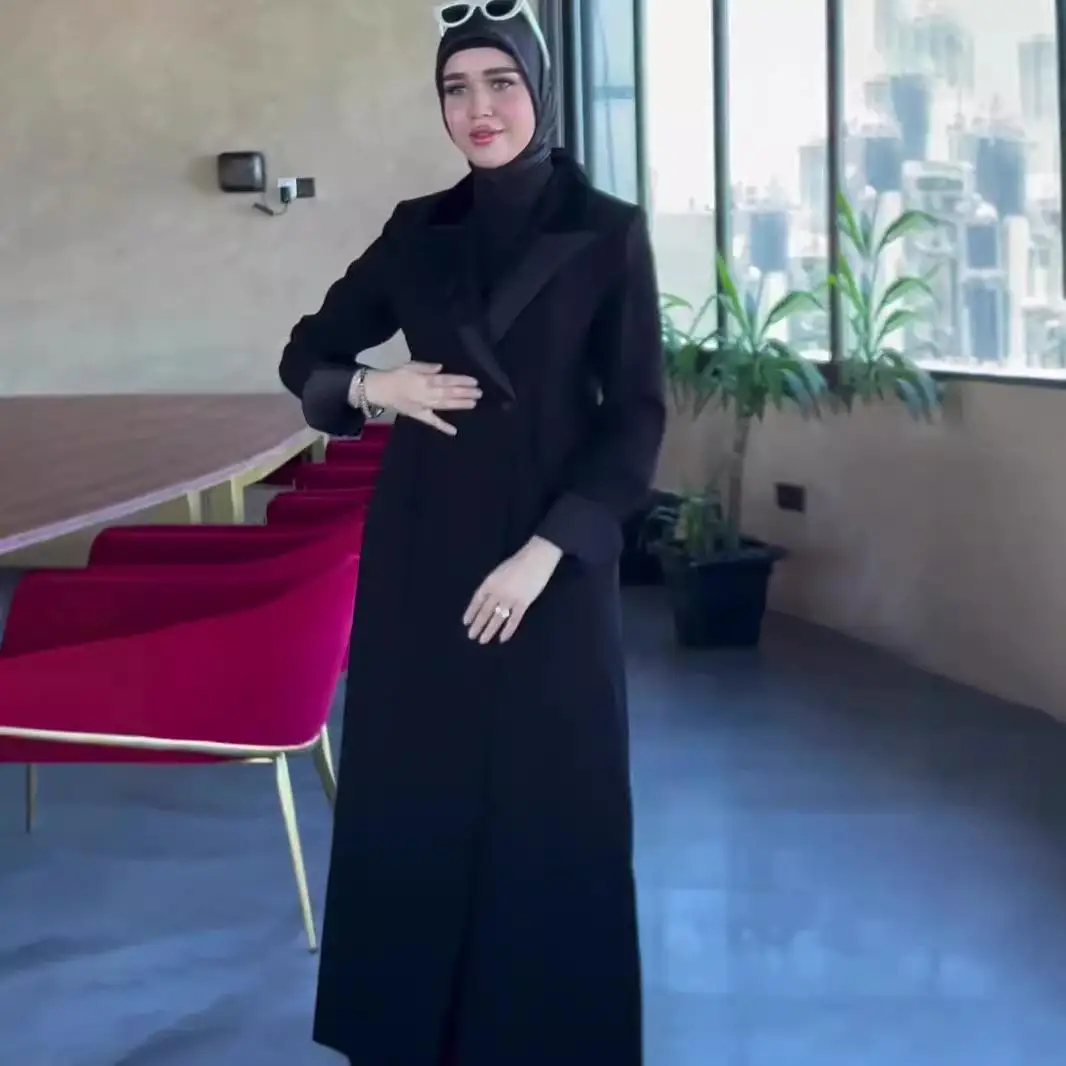 

Пальто средней длины с одной или двумя пуговицами, повседневная верхняя одежда для женщин, весенний сезон, длинное, из искусственной кожи (ПУ)