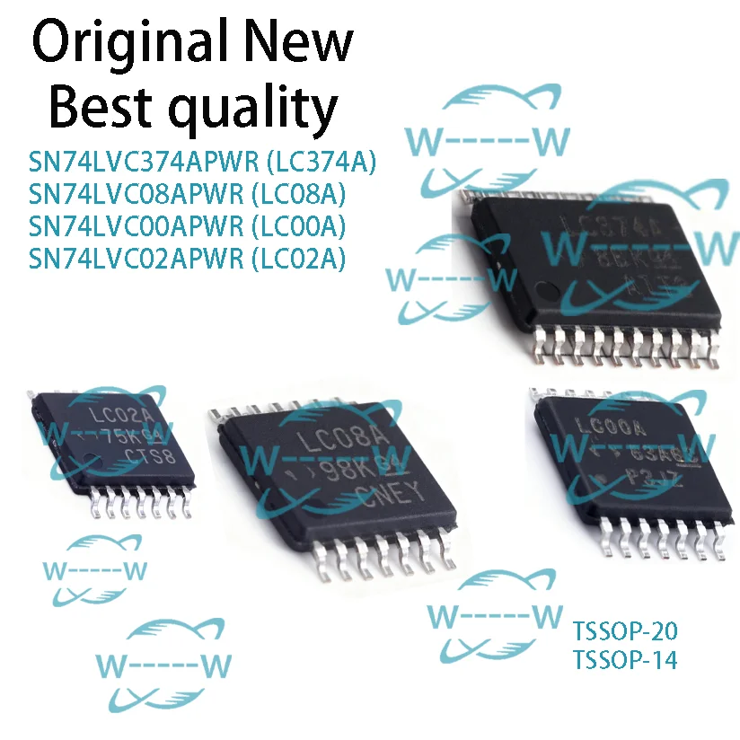 (10-30PCS)NEW SN74LVC374APWR LC374A SN74LVC08APWR LC08A SN74LVC00APWR LC00A SN74LVC02APWR LC02A SSOP IC Chip electronic