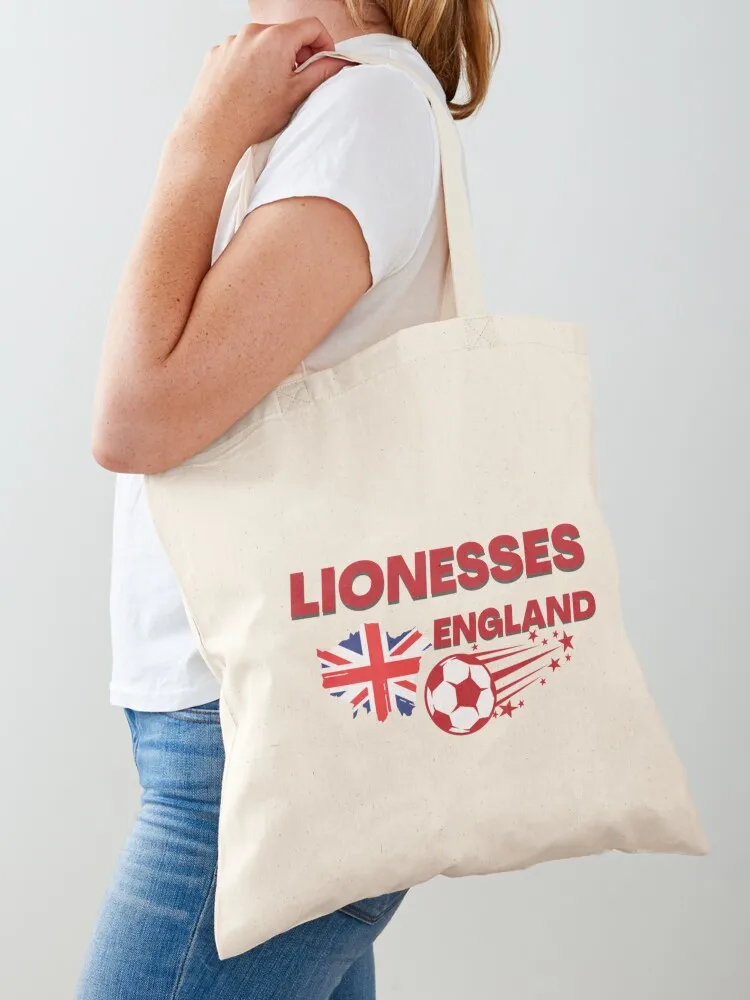 

England Lionesses Tote the tote women reusable shopping bags Canvas Tote personalized bag Women's bag bags cloth bags
