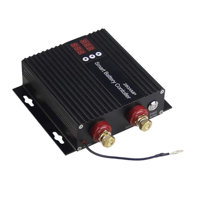 Adjustable 250 Amp Smart Dual Battery Isolator Switch Kit Universal 12V/24V Voltage Sensitive Relay for Off-Road Vehicles Car