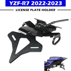 Motorcycle License Plate Holder Fender Eliminator Registration Bracket For YAMAHA R7 MT07 FZ07 R7 2021-2022-2023