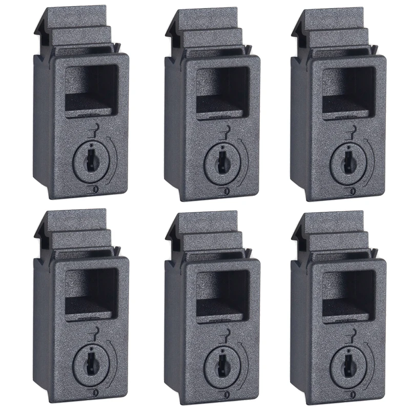 

Brand New 10PCS PA Industrial Machinery Pulls Locks Toolbox Distribution Box Lock Switch Electric Cabinet Door Handle Lock+Keys