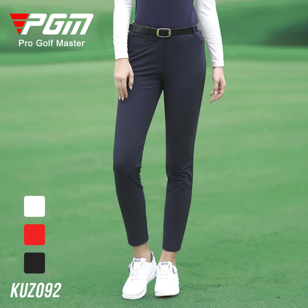 

PGM Spring/Summer Golf Women's Sports Pants Comfortable, Slim Fit and Slim Ninth Pants