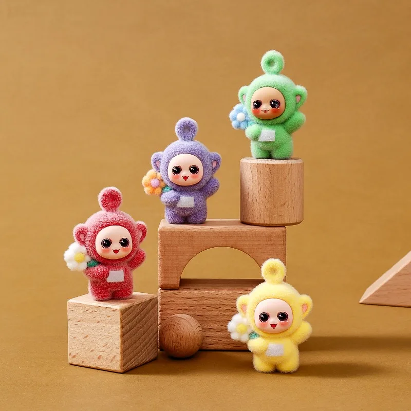 Cute Cartoon Teletubbies Series 8PCS Exquisite Model Toy Creativity Car Tabletop Toys Men and Women Birthday Gift