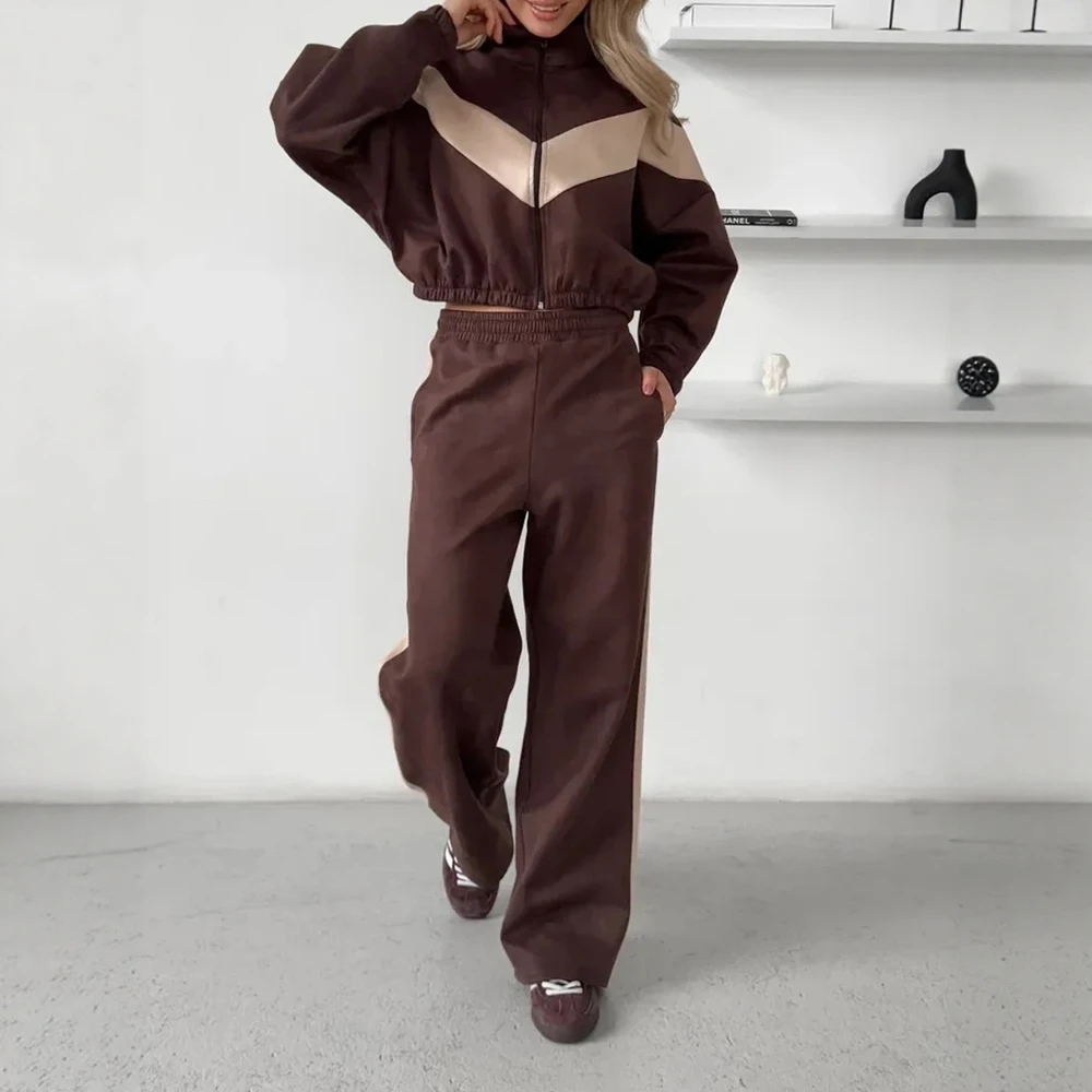 カジュアルフィットスーツパンツセット装飾なしファッショナブルな女性のロングパンツ衣装さまざまな機会に適しています