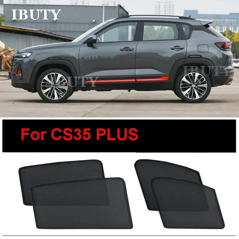 

Для Changan CS35 PLUS 2019-2024 автомобильный солнцезащитный козырек на боковое окно, солнцезащитный козырек, сетчатые шторы, теплоизоляционный солнцезащитный козырек на заднее лобовое стекло