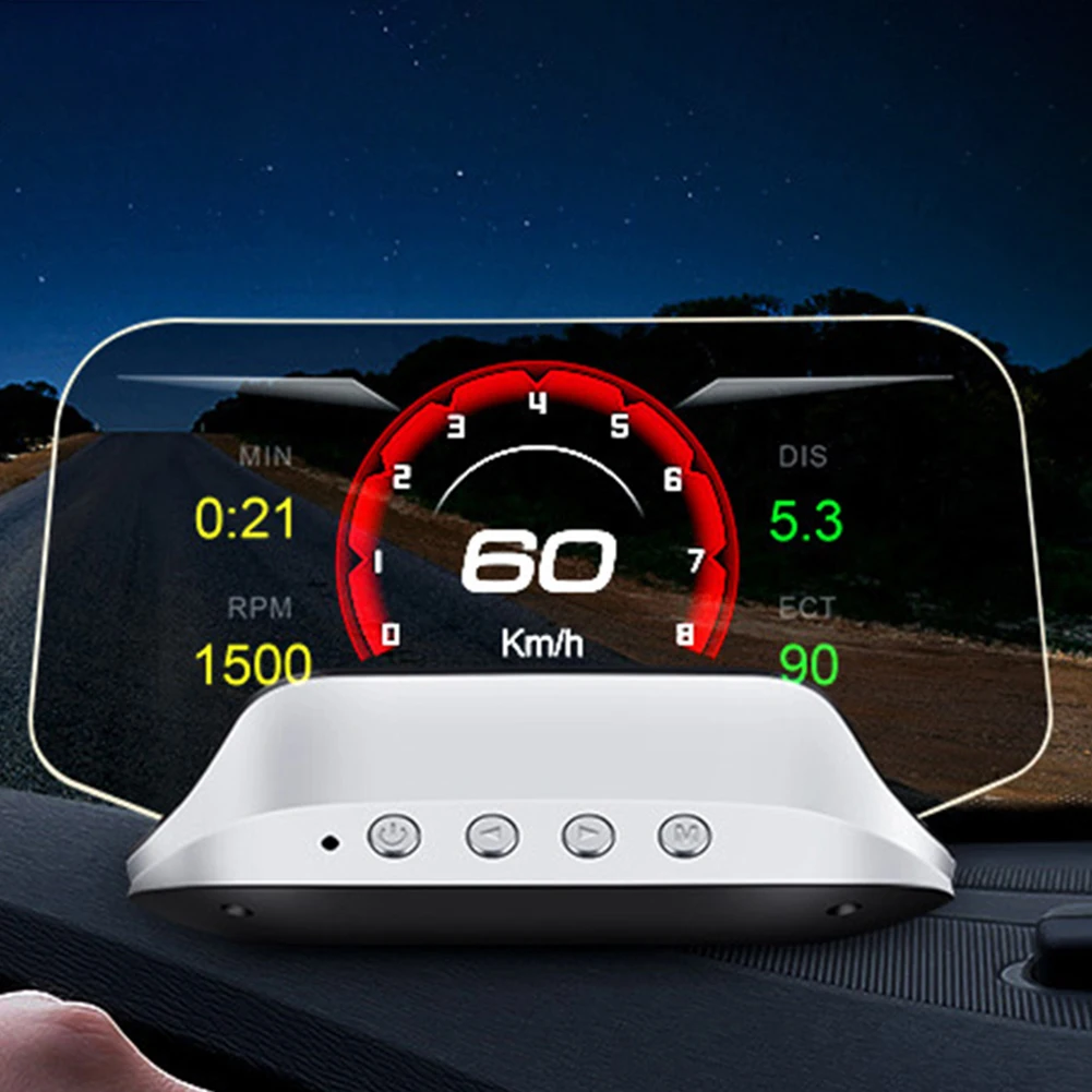 

Multifunctional Car Head-Up Display HD Car Speed Navigation Projector Auto Interior Accessories