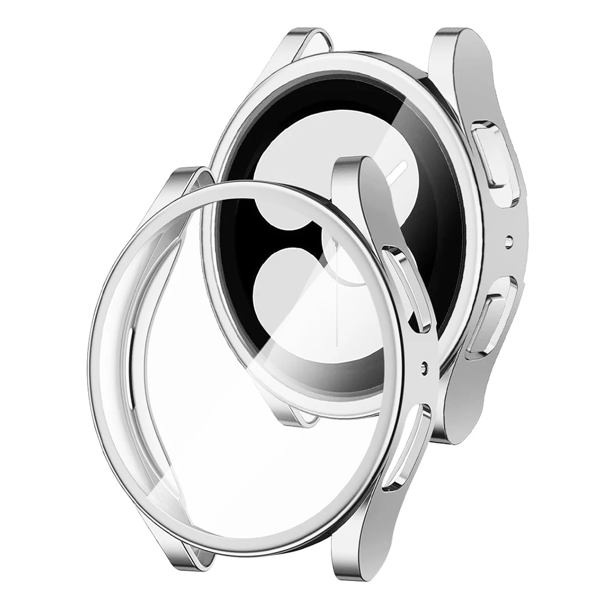 Zachte TPU-horlogekast voor Samsung Galaxy Watch 4 5 6 7 40 mm 44 mm beschermhoes schokbestendig antikras volledig beschermend