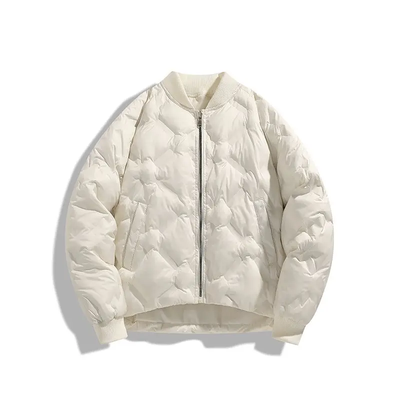

Winter Solid Color Cotton-padded Clothes Simple and Trendy Versatile Cotton-padded Jackets