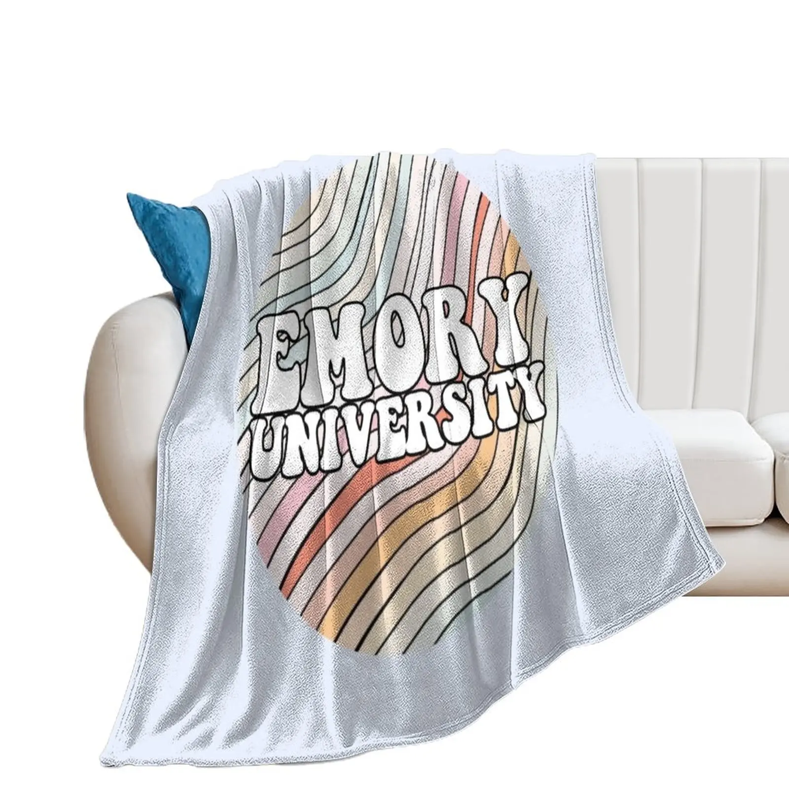 Emory Retro Throw Blanket Soft Big anime Decorative Throw Blankets