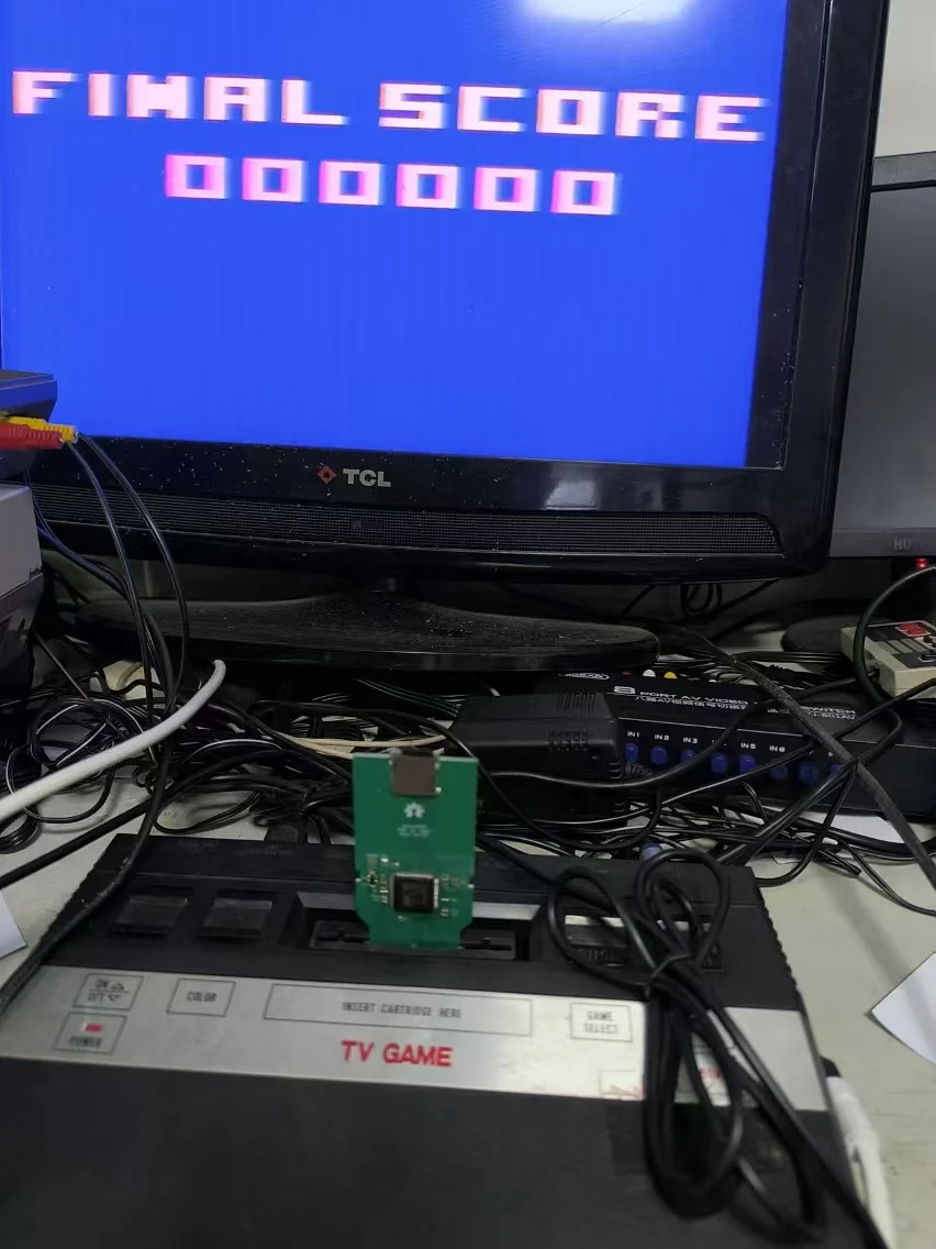 Atari 2600 플래시 카드 V2 버전 레트로 게임 콘솔, 4 비트