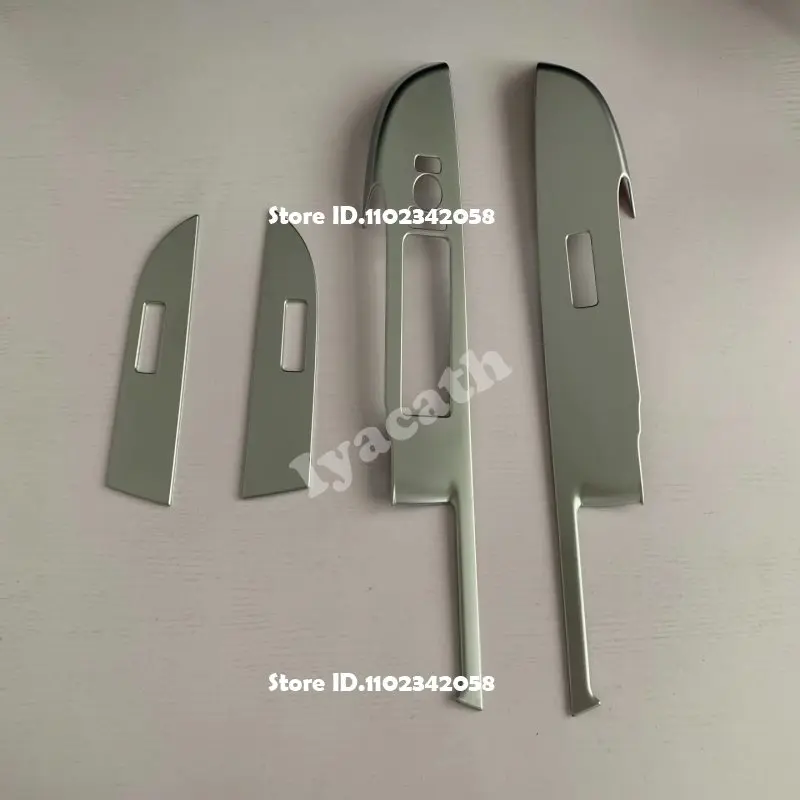 ABS Matte Silver for Toyota Raize A200 2020 2021 2022 Inner Door Handle Bowl Window Rise Switch Readlamp Front  Air Vent Cover