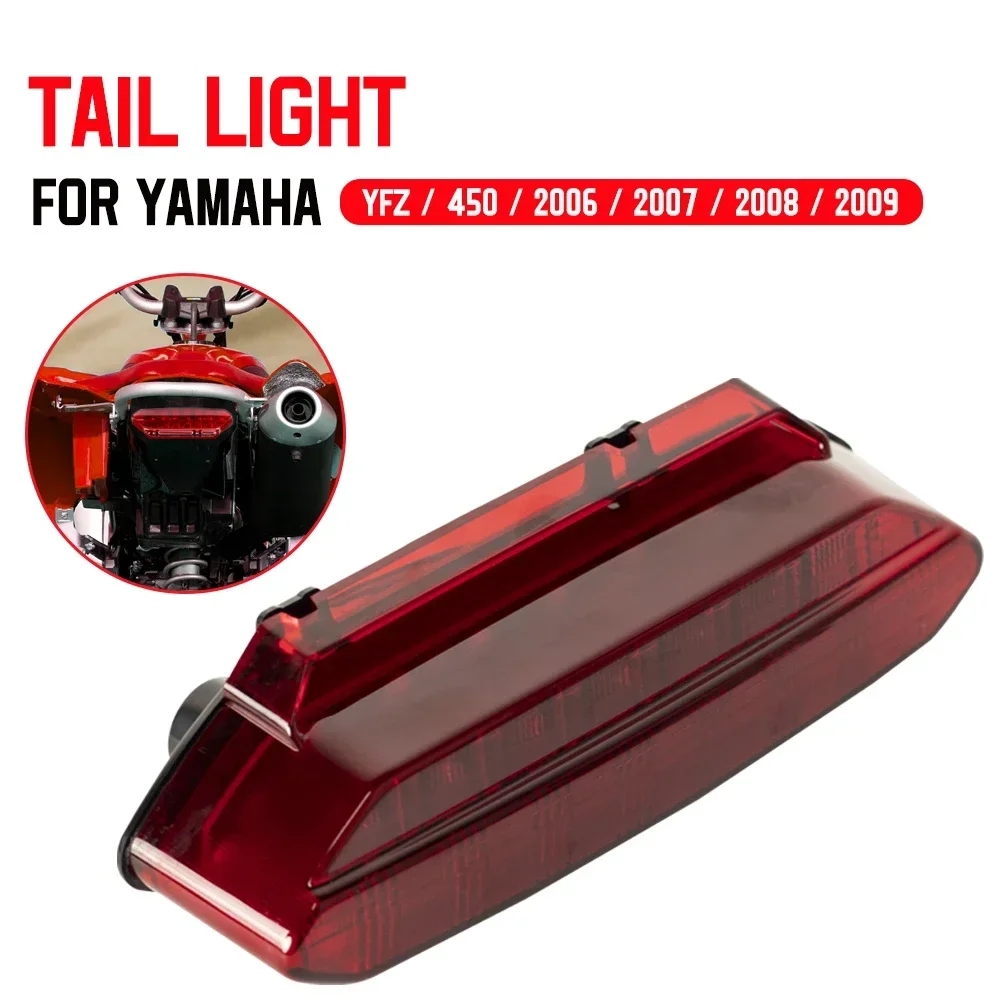 

Задний фонарь для мотоцикла Yamaha YFZ450 LED YFZ 450 2006-2009 ATV, стоп-сигнал 5TG-84710-21-00