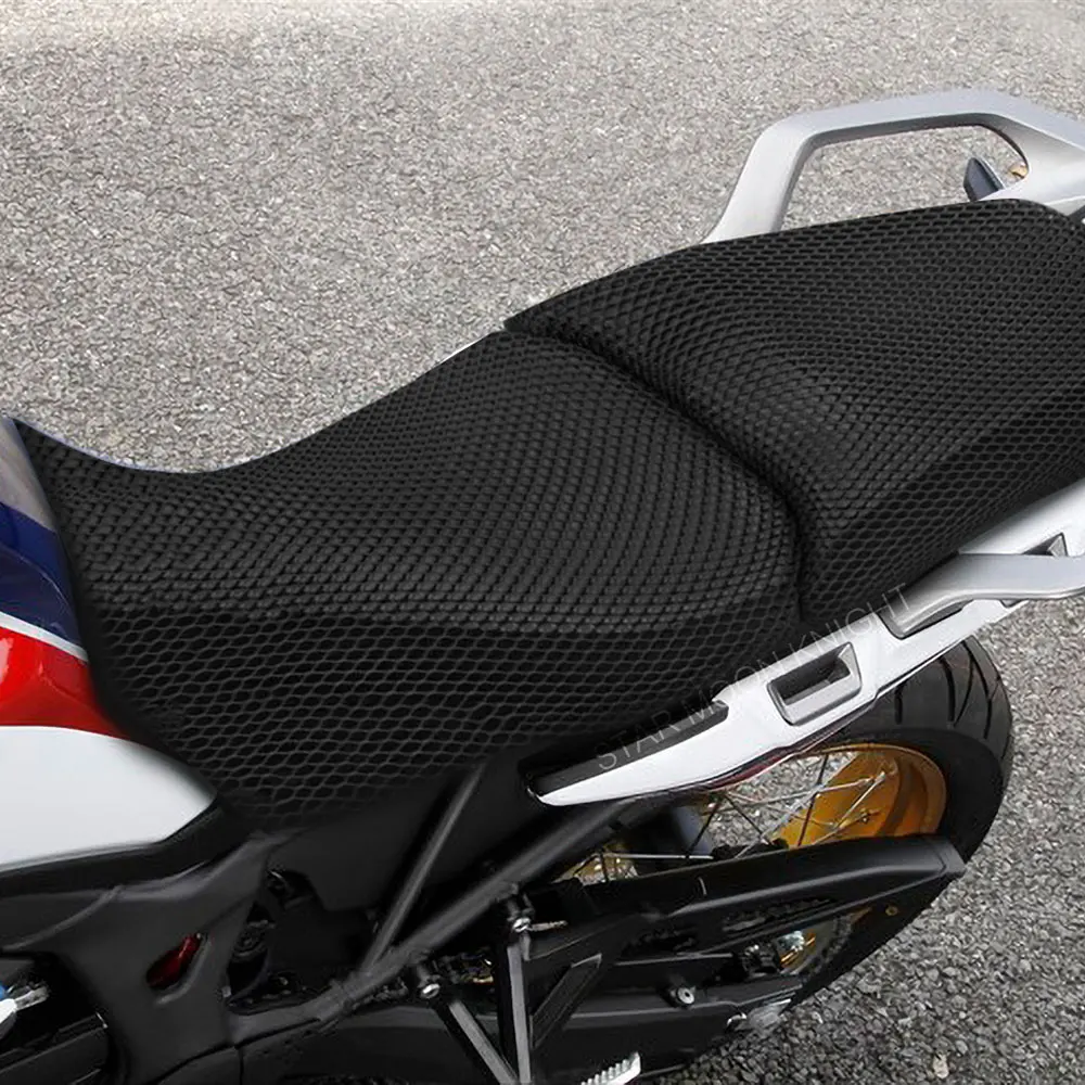 3D Mesh Seat Cover For HONDA CRF1000L CRF1000 CRF 1000 L African Twin Adventure Sports Motorcycle Anti-Slip Fabric Cushion Cover