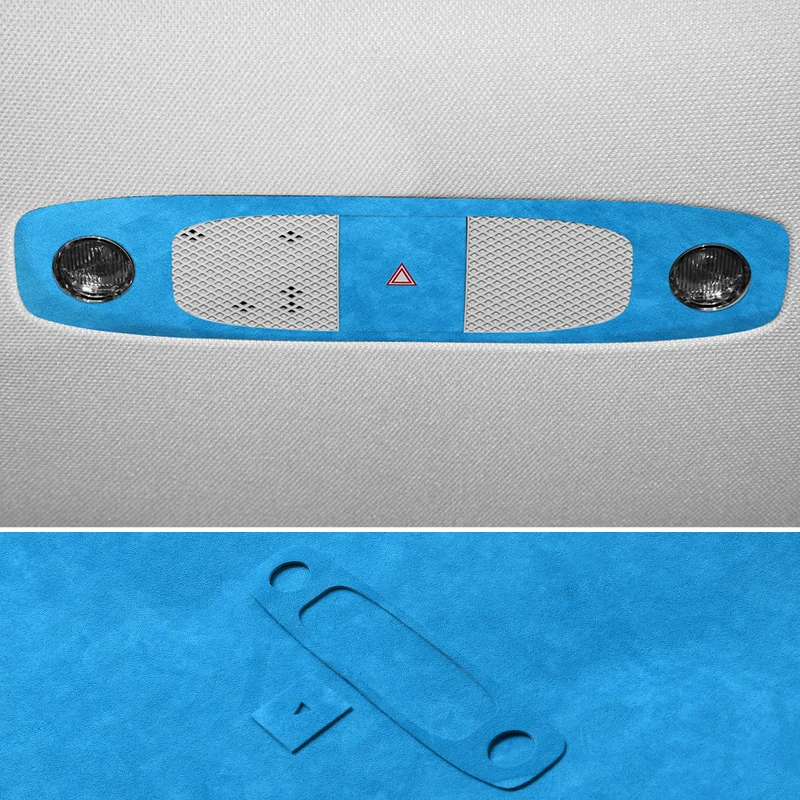 Made of Alcantara For Tesla Model 3 (2019-2023)/ Y(2019-2024) Reading Light Control Panel Trim Sticker Car Interior Accessories view 4