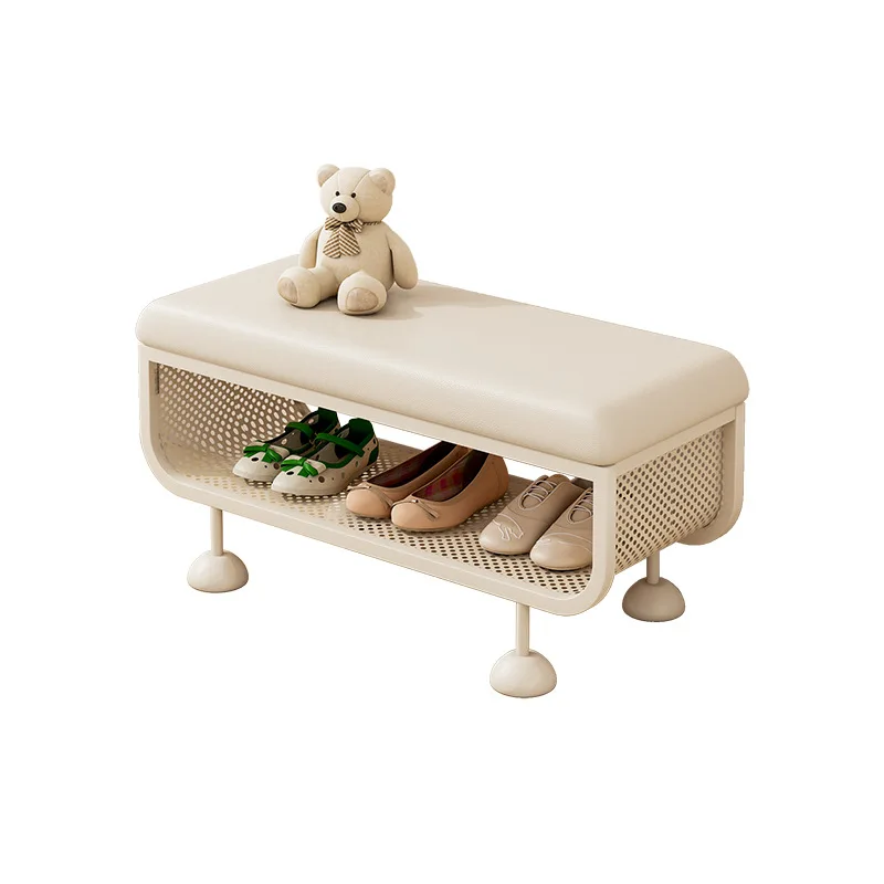 

Entry small shoe change stool Home door can sit Entry shoe change stool Entrance cream wind shoe stool Designer