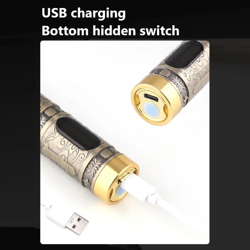 Kemei-1325 metal housing hair trimmer for men professional lithium LCD Display beard clipper electric edge hair cut machine