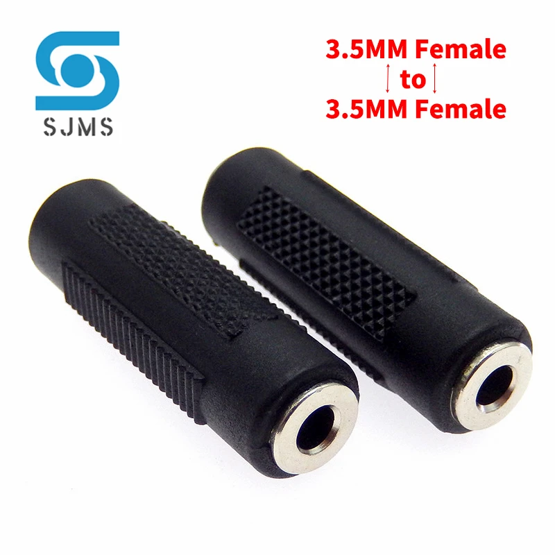 1PCS Mini 3.5 mm Female to 3.5mm Female F/F Jack Stereo Audio Adapter Converter Audio Adapter Coupler Metal port Connector