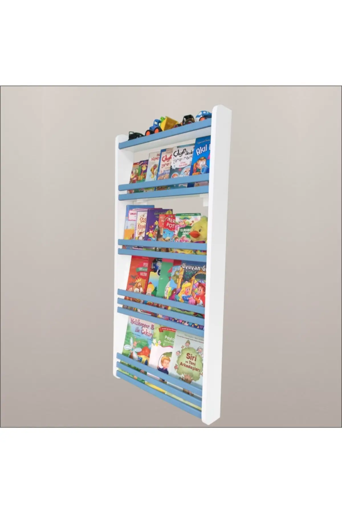 Mdf Lacquer Rak Buku Montessori 4 Rak Anak Kitaplıkmdf Lacquer K