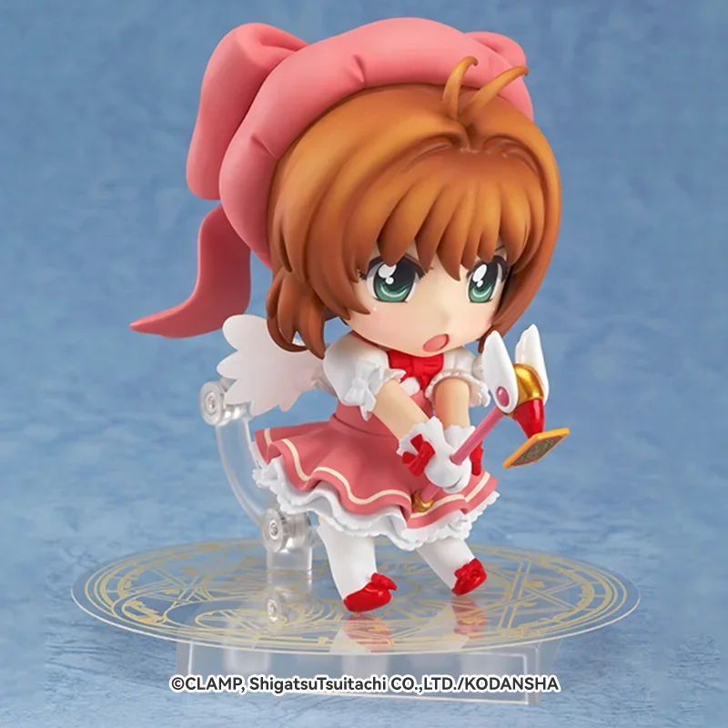 Original Gsc Anime Card Captor Action Figure Sakura Kinomoto Genuine Figurine Q Ver Collection Model Doll Toys Ornament Decor