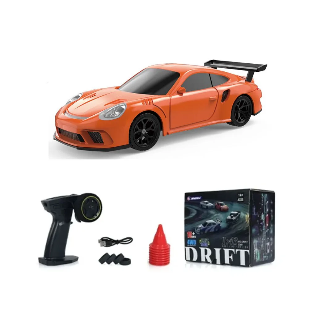 2.4G RC Drift Car 1/43 4WD Remote Control Car High Speed Four Wheel Drive Radio Controlled Mini Racing Car Model Boy Toy Gift