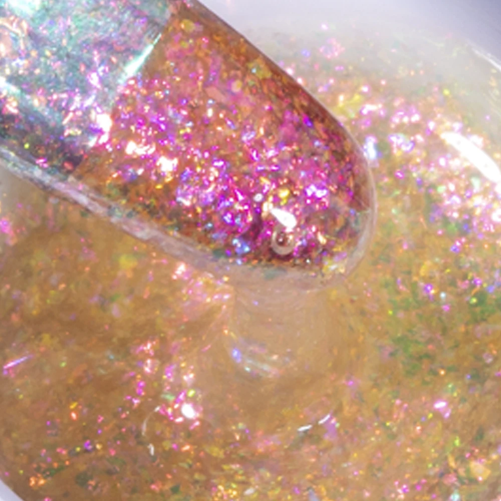 KODIES GEL Chameleon Opal Top Coat UV Gel Nail Polish Sparkle Glitter Aurora Gel Finish Sealer Holographic Nails Art Manicure