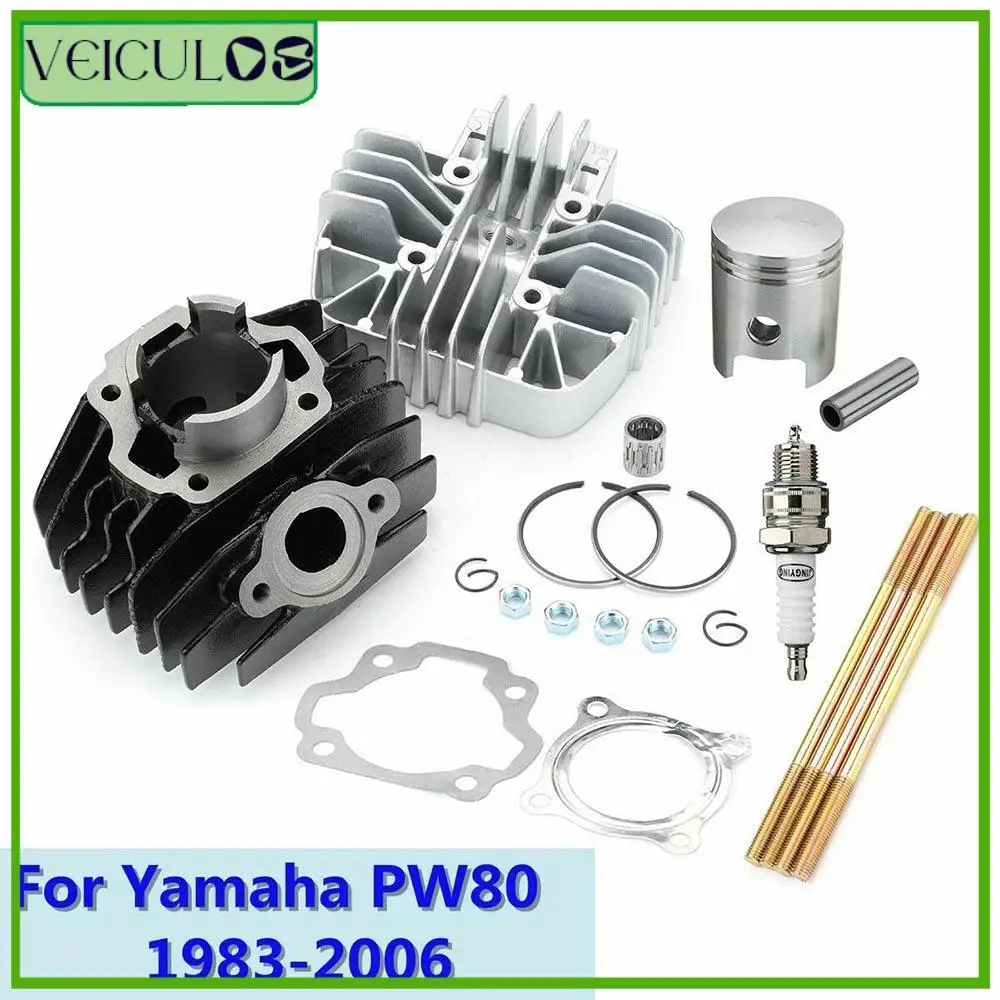 1set Motorcycles Cylinder Piston Cylinder Head Gasket Top End Kit 868159 for Yamaha PW80 1983-2006 Motorcycle Accessories Parts