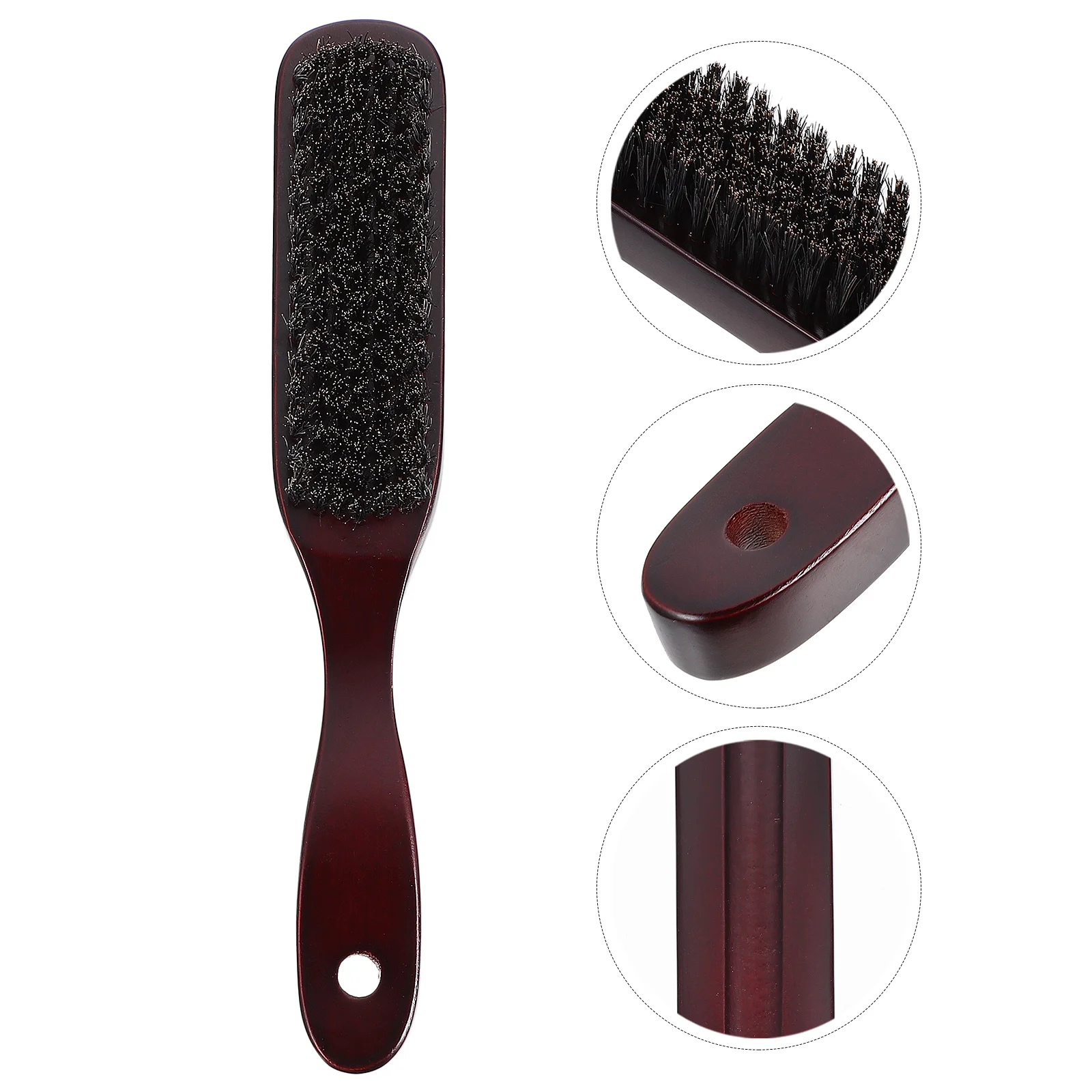 

Long Handle Beard Brush Portable Facial Hair Cleaning Barber Broken Tool Mustache Care Wooden Male Supply Shaving