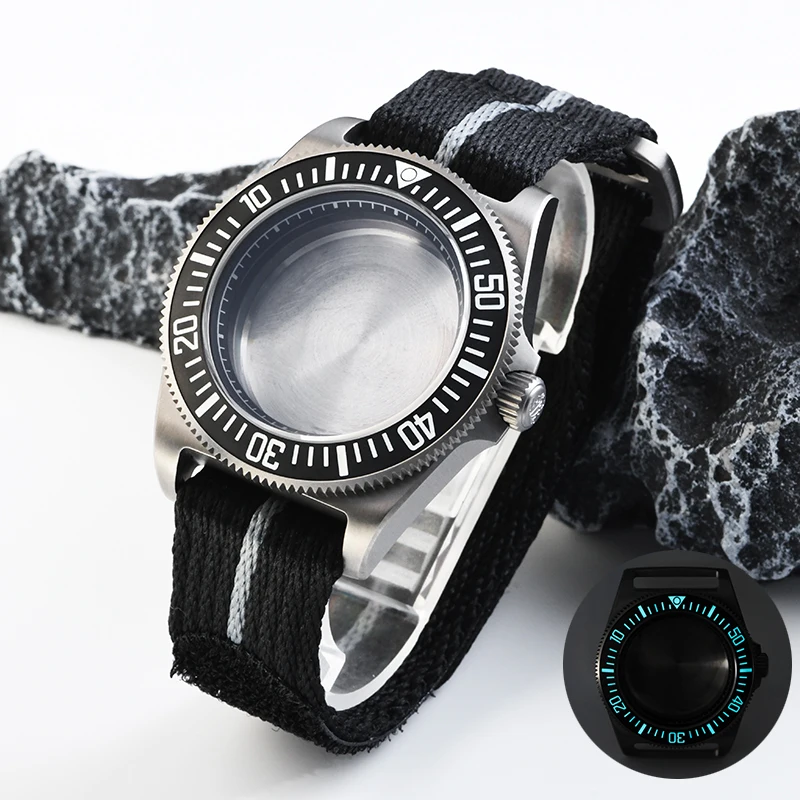 

Tactical Frog watch case Men WATCH Titanium Waterproof watch case Sapphire modified BGW-9 luminous NH35A Automatic movement