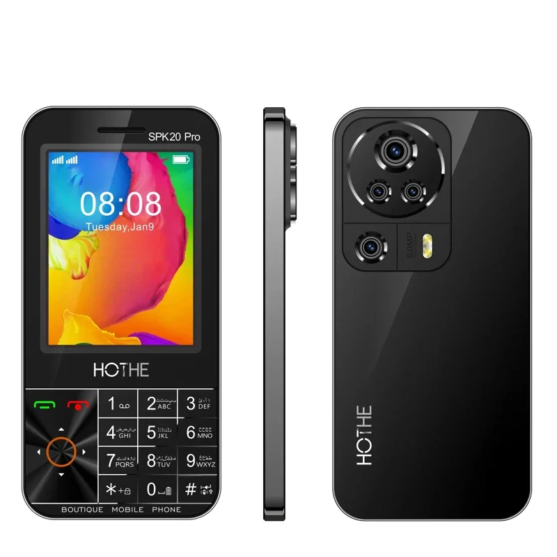 SPK20 PRO Кнопочный мобильный телефон, 3,5 дюйма, Dual Sim, Bluetooth, фонарик, MP3 MP4, беспроводной FM, камера, вибрация, дешевый мобильный телефон