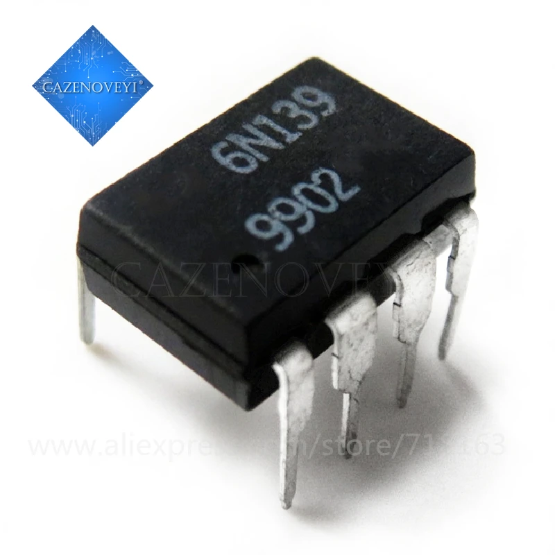 10pcs/lot 6N139 EL6N139 A6N139 HCPL-6N139 SOP-8 DIP-8 SMD-8 In Stock