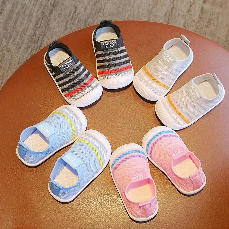 

Spring Summer Kids Casual Shoes Boys Girls Sneakers Breathable Baby Shoes Soft Soles Firstwalkers Children Mesh Shoes CSH1422