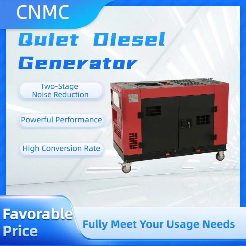 CNMC Silent Diesel Generator 9KW 10KW 11KW 13KW 15KW 20KW Electric Start Four-stroke 50HZ electricity generator CE Certified