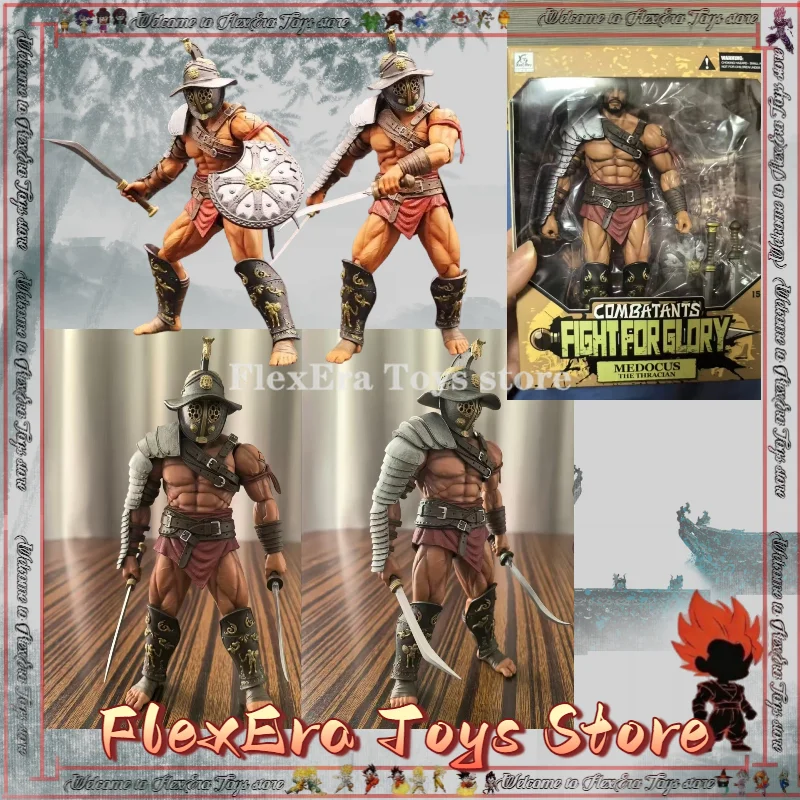 

[In Stock] XesRay Fight for Glory 1/12 Action Figure Combatants Wave 6 Medocus The Thracian Anime Model for Gift