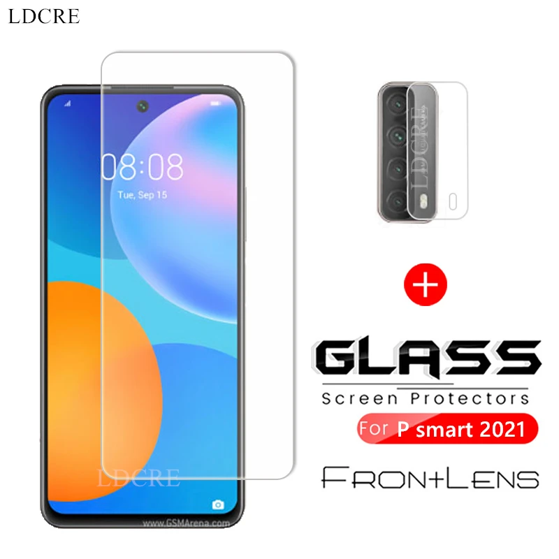 For Huawei P Smart 2021 Glass for Huawei P Smart 2021 2020 Y5p Tempered Glass Screen Protector Film Glass Huawei P Smart 2021