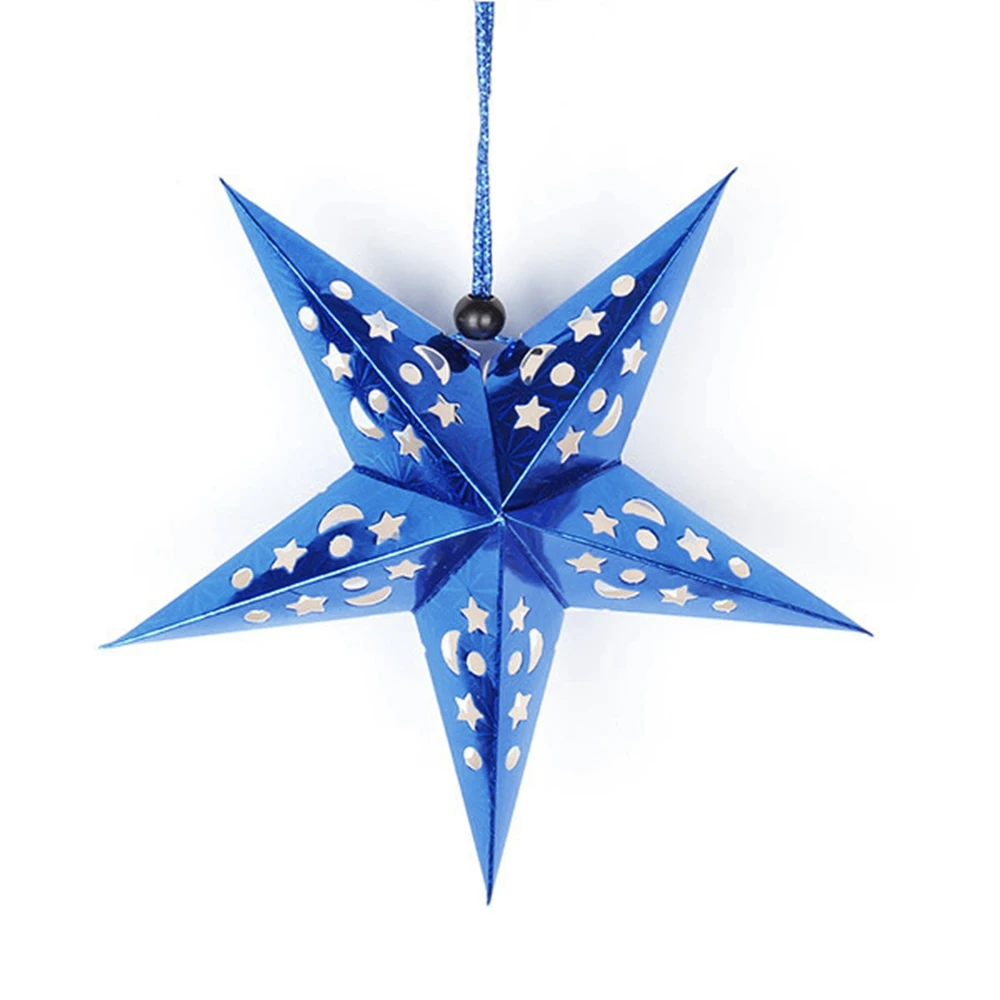 

Laser Paper 30cm/45cm Wedding Lampshade Party Christmas Paper Star Ornaments Hanging Decorations Festival Lantern