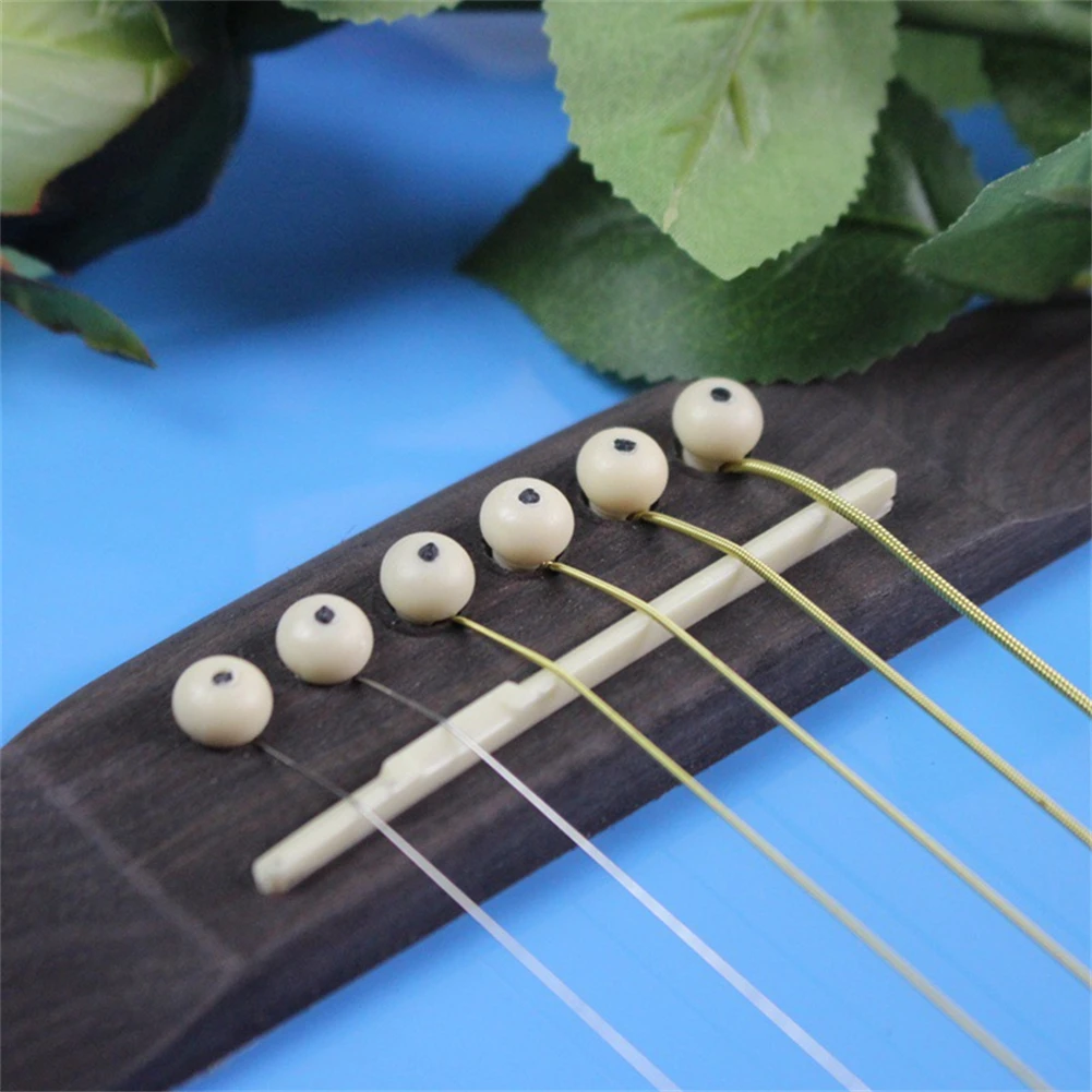 12pcs Bridge Pins 3.2cm Acoustic Guitar Bridge Pins String End Peg Fixed Holder Tool Great Replacements Part Accessories