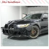 BMW用カーボンファイバーカーフロントバンパー,BMW 3, 4シリーズ,g80,m3,g82,m4,2020-2022用リップスポイラー,スプリッターガード 3