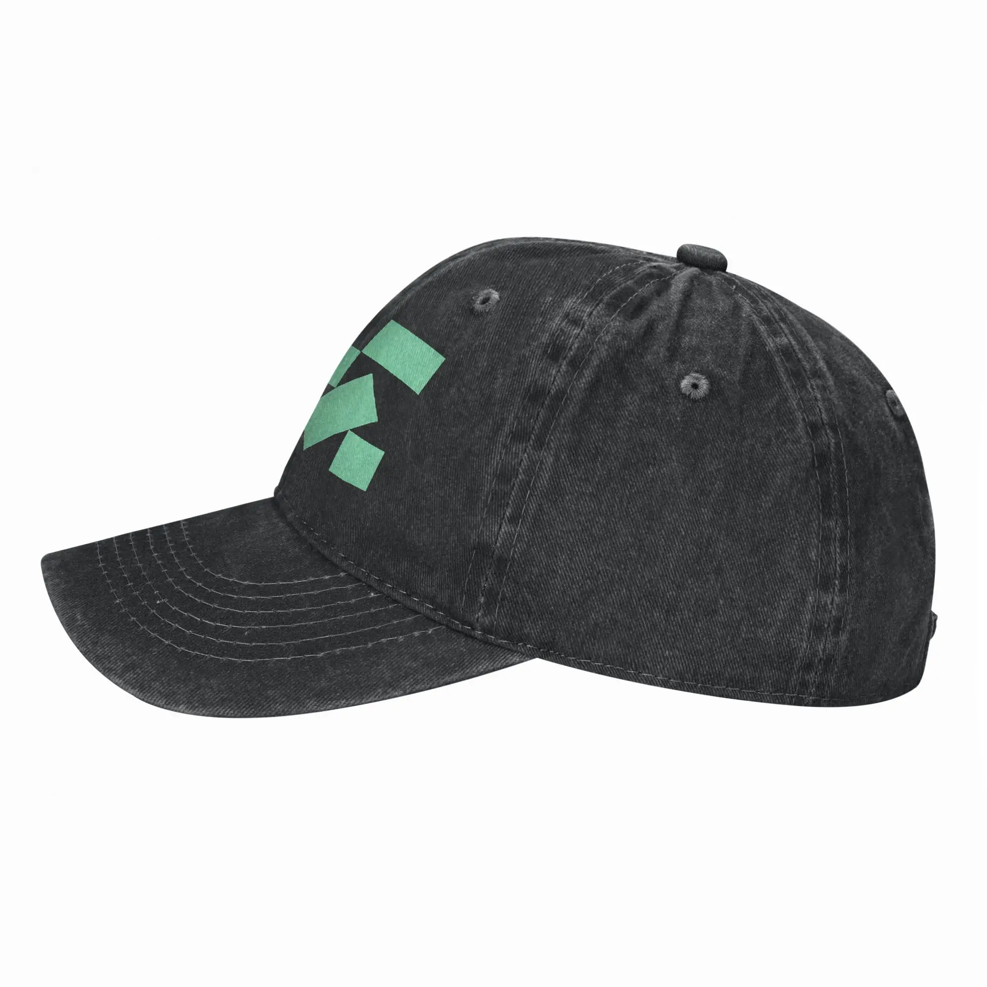 Sci-Fi Gaming Marathon Game  Unisex Style Baseball Caps  Distressed Denim Washed Hat Retro All Seasons Adjustable Snapback Cap