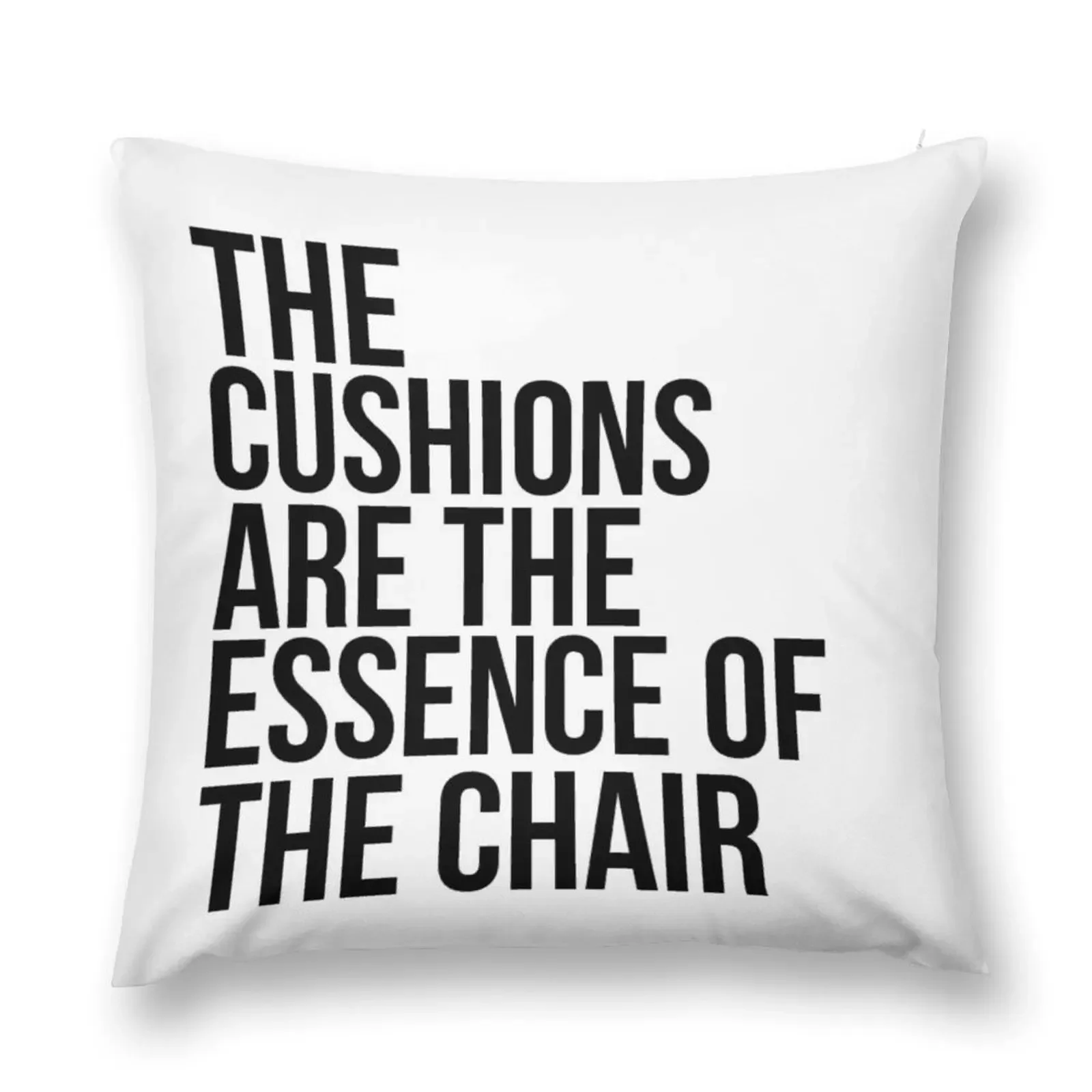 THE CUSHIONS ARE THE ESSENCE OF THE CHAIR Throw Pillow Pillow Cases Cushion Covers For Living Room pillow