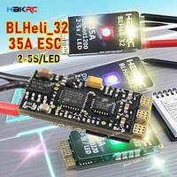 HAKRC BLHeli_32 35A  Dshot1200 2-5S Brushless ESC Built-in LED for RC FPV Racing Drone