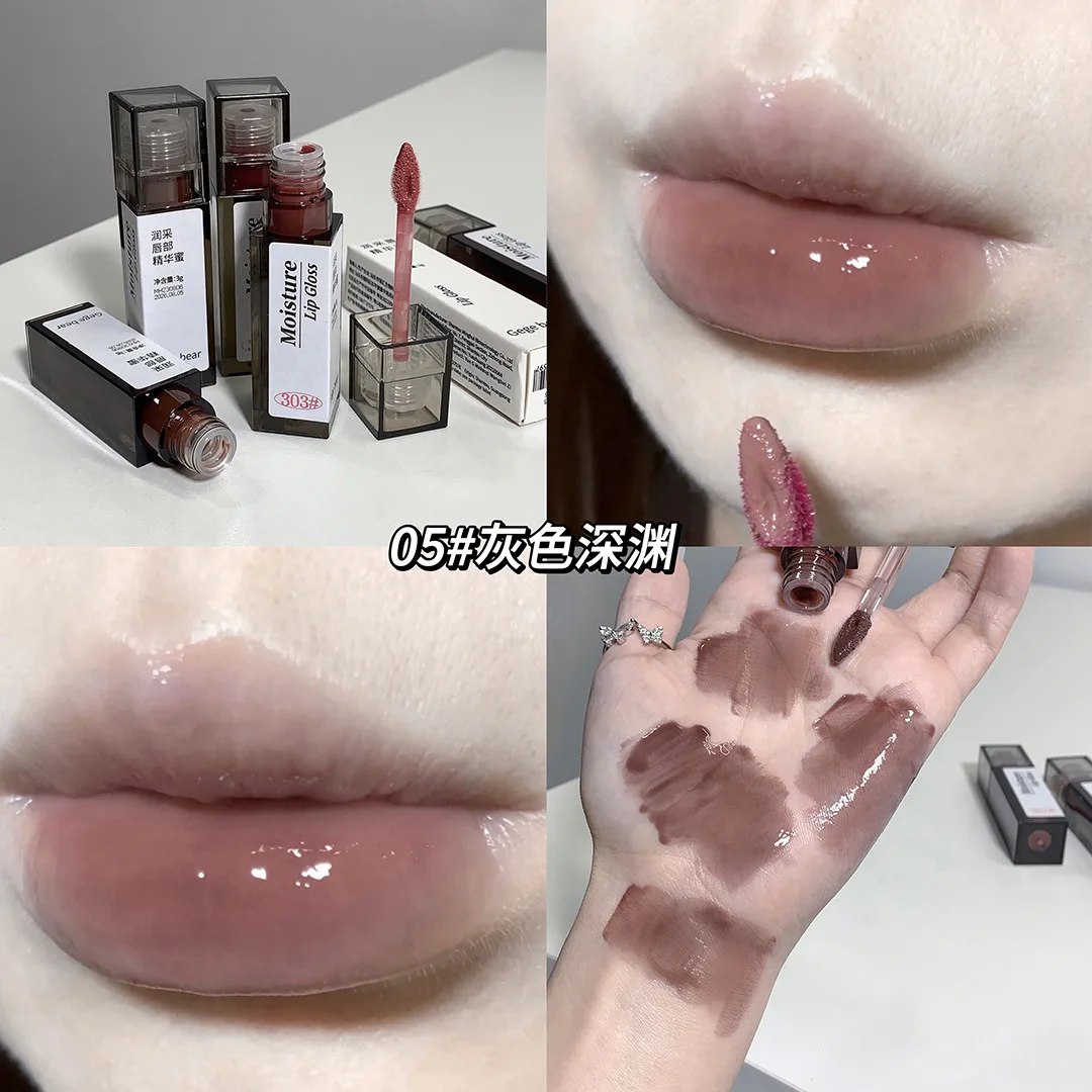 

Gegebear Moisturizing Lip Essence Honey Lip Oil Clear Moisturizing Lip Gloss Water Light Mirror Summer Lip Glaze